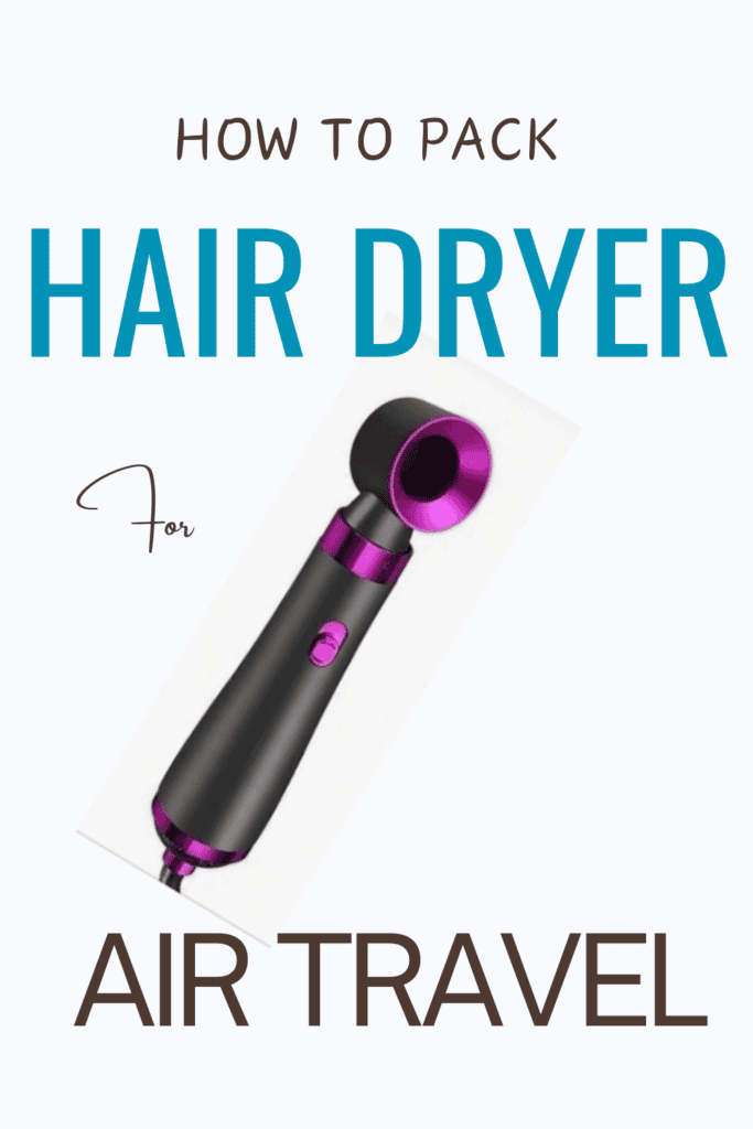 Taking hair dryer on a flight and what you should know